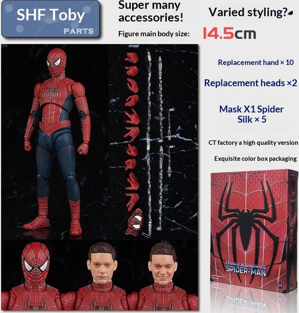 Hot Toys Marvel Spiderman, Actionfigur, 14,5cm - Bild 1