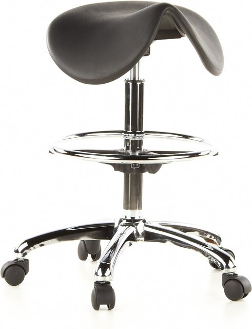 hjh OFFICE Sattelhocker TOP WORK 13 aus Hartschaum ohne Armlehnen - Bild 1