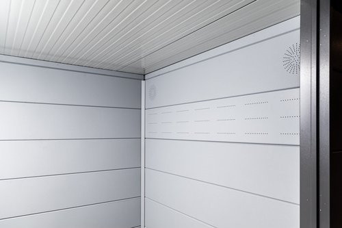 Telluria Innenwandverkleidung für Garage 3663 aus verzinktem Stahl in Hellgrau, B: 250 cm x H: 330 cm - Bild 3