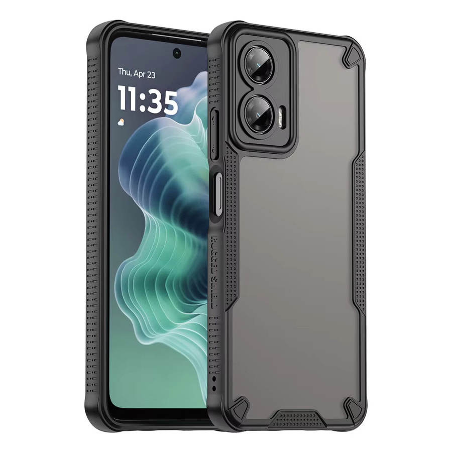 Panbon Matte Hard Case Schutzhülle für Moto G35 G75 G55 in Blau oder Schwarz - Bild 1