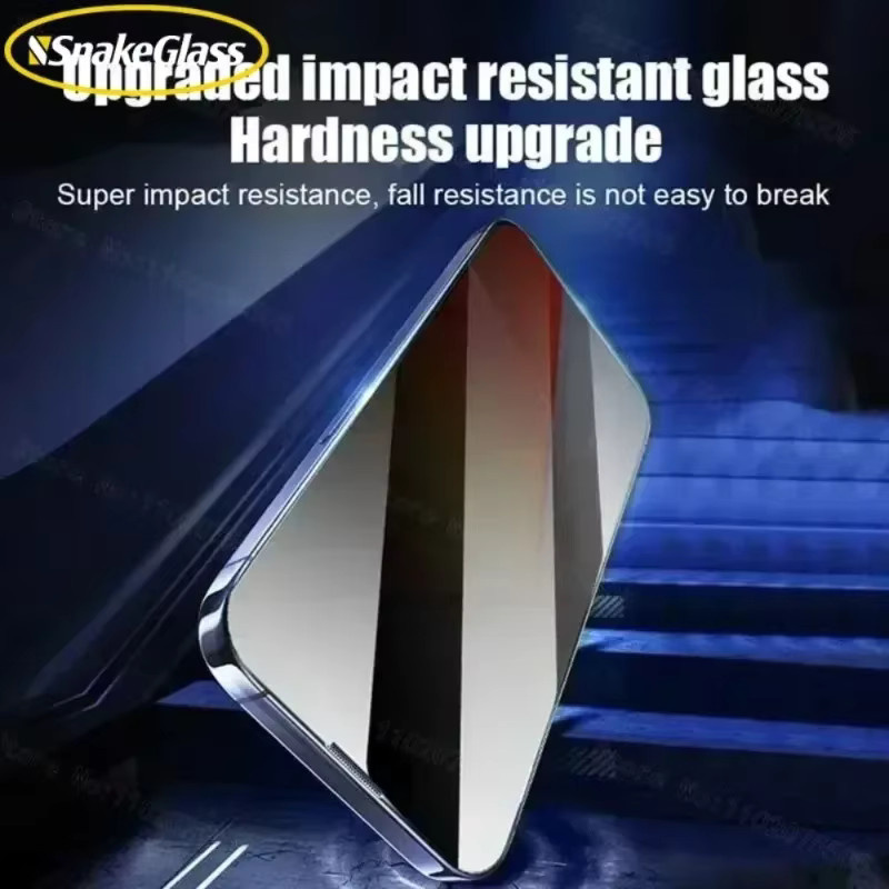 5 Stück SnakeGlass Displayschutz Glas für iPhone 11 bis 17 Pro Max mit oleophober Beschichtung, transparent - Bild 3
