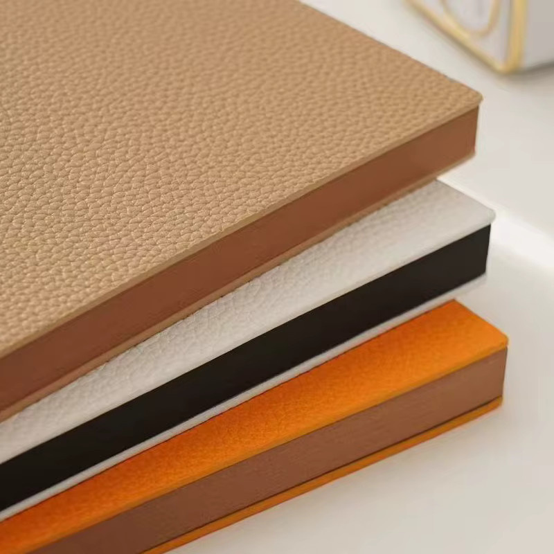 A5 Business Notebook Set aus weißem Kunstleder mit Softcover - Bild 2