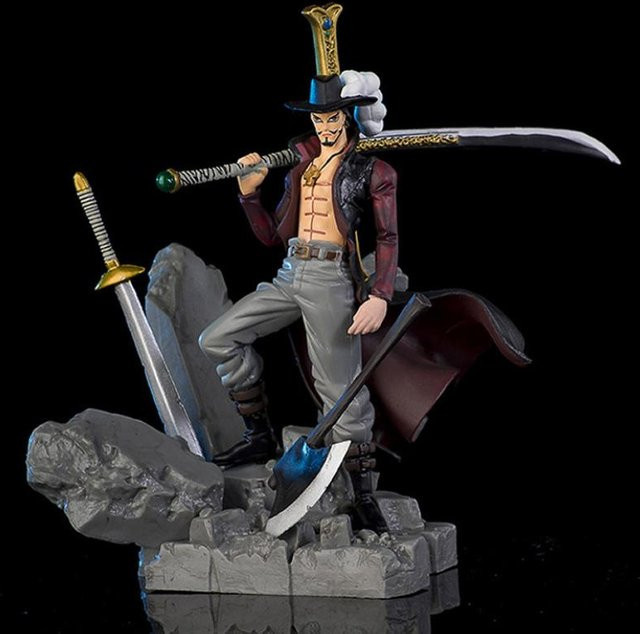 Yiran toy 1 One Piece Dracule Mihawk Actionfigur PVC Modell 17cm - Bild 1