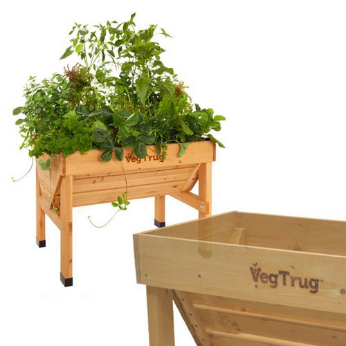 VegTrug Hochbeet Wallhugger aus Zedernholz in Natur, B: 103 cm, T: 46 cm, H: 80 cm - Bild 2