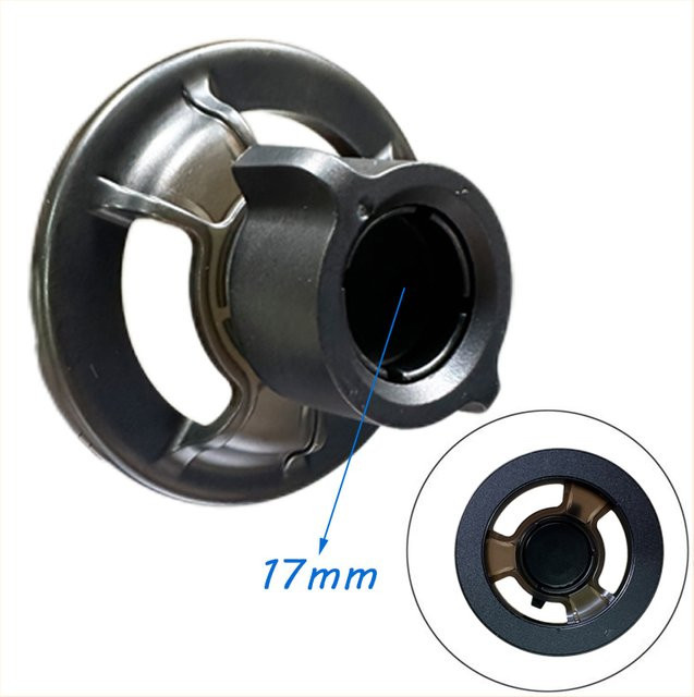 TEEQ MagSafe Magnetische Auto Telefon Halterung in Schwarz mit 17mm Kugelkopf Basis - Bild 1