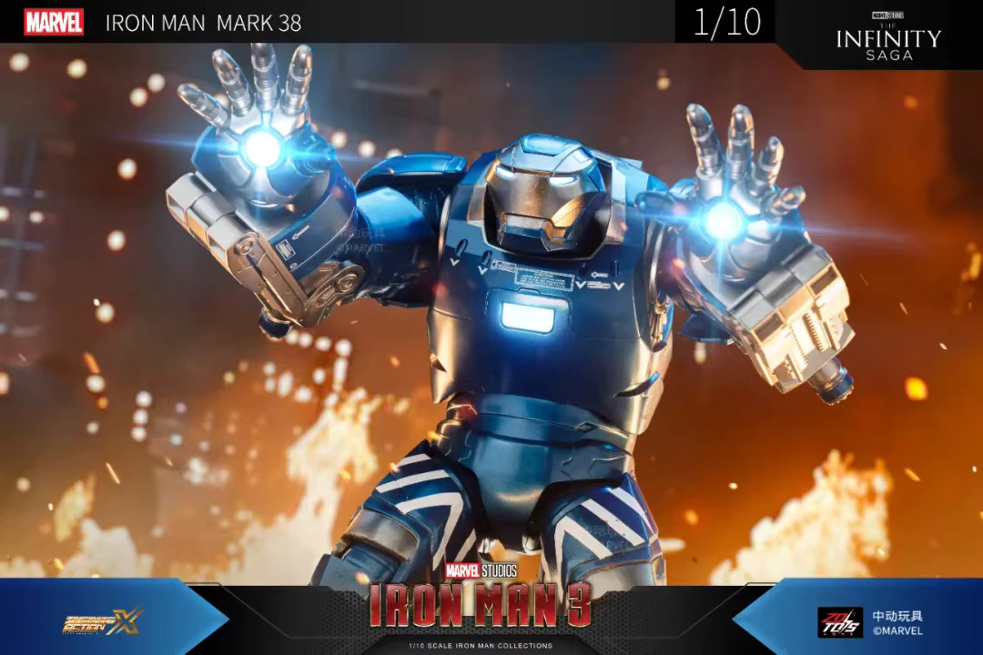 ZDTDS Marvel Legend Iron Man Igor MK38 MK37 MK27 Hammerhead, Action Figur, beweglich - Bild 3
