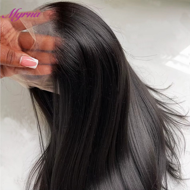 mayfive HD Lace Frontal Perücke, Echthaar, Unisex - Bild 1