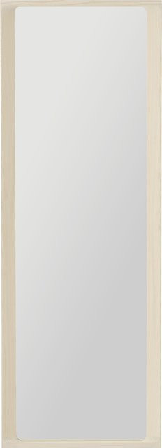 Muuto Arced Spiegel groß in Beige mit Holzrahmen - Bild 1