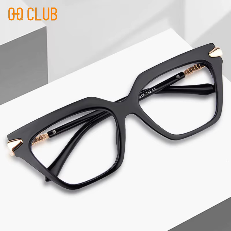 O-Q CLUB Brille Unisex, Vollrand, black - Bild 2