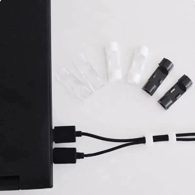 Selbstklebende Kabelclips in Weiß zur Kabelorganisation und zum Kabelmanagement für dein Zuhause (16-40 Stück) - Bild 5