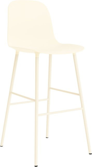 Normann Copenhagen Form Barstuhl aus Stahl in Beige matt - Bild 1