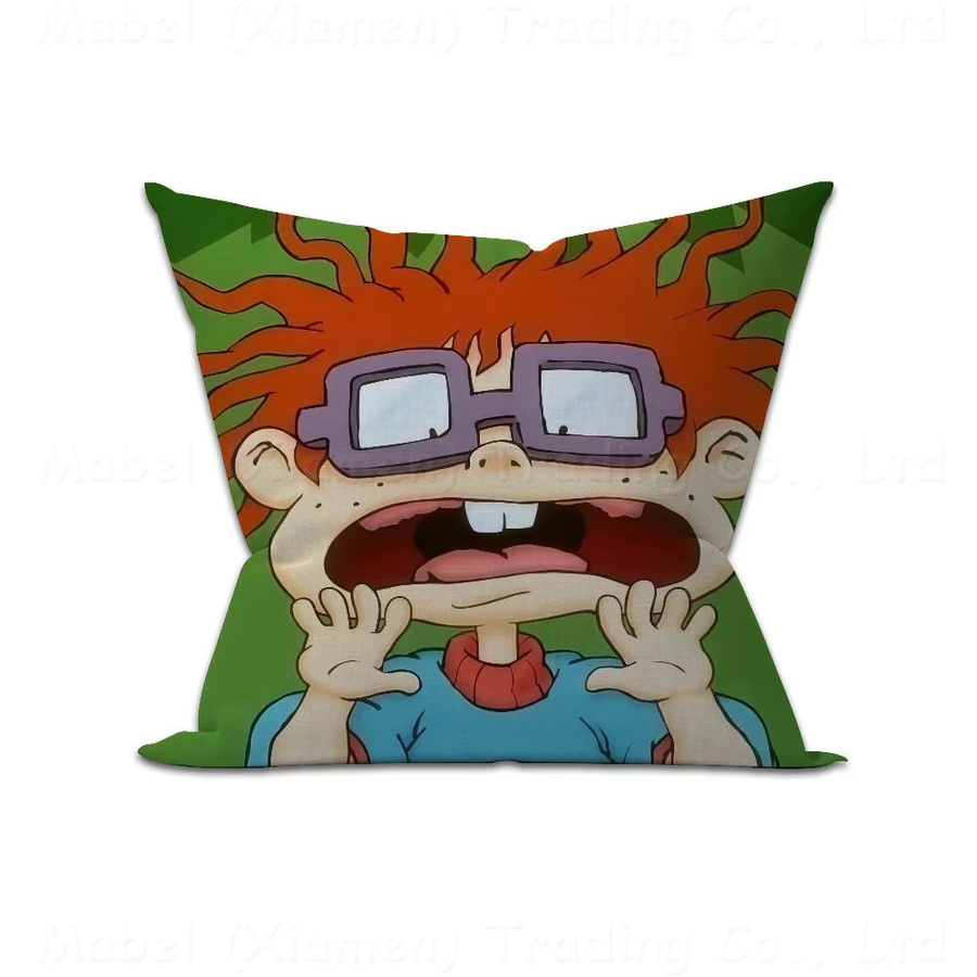 Bilibili Rugrats Motiv Kissenbezug quadratisch, Mehrfarbig, B/T/H: 45 x 45 x 45 cm - Bild 6