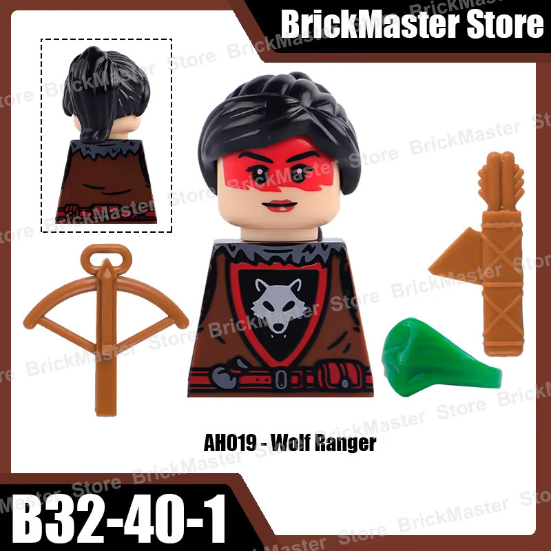 BRICKPANDA Ritter Figuren Bausteine Set mit Rüstung und Waffen in Mehrfarbig - Bild 3