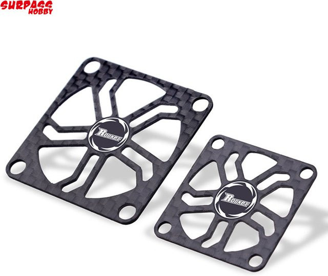 Rocket Carbon-Lüfterabdeckung & M3 * 14mm Schrauben, Zubehör, 4-teiliges Set - Bild 1