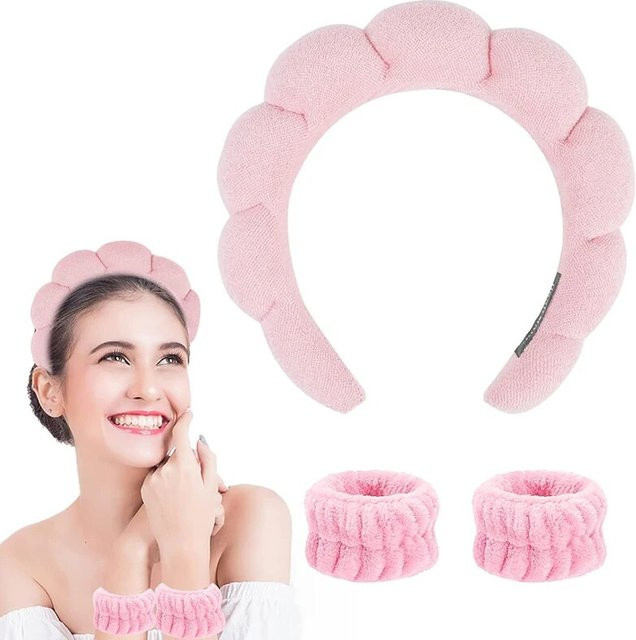 Weiches Stirnband zum Gesichtwaschen und Make-up-Entfernen, Unisex - Bild 1