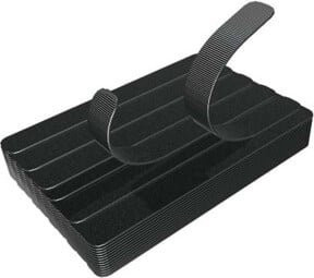 Panduit Klettband HLB2S-C0 in Schwarz, Breite: 17,8 cm, Höhe: 1,91 cm - Bild 1