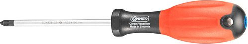 Connex Schraubendreher PZ mit 100 mm Klingenlänge in Bunt - Bild 1