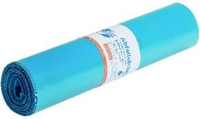 Deiss Müllsäcke aus LDPE in Blau, 120 Liter, 250 Stück - Bild 1