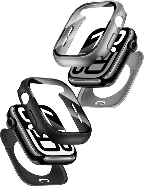 Apple Schutzhülle für Apple Watch Series 10 11, 46mm 42mm, Schwarz - Bild 1