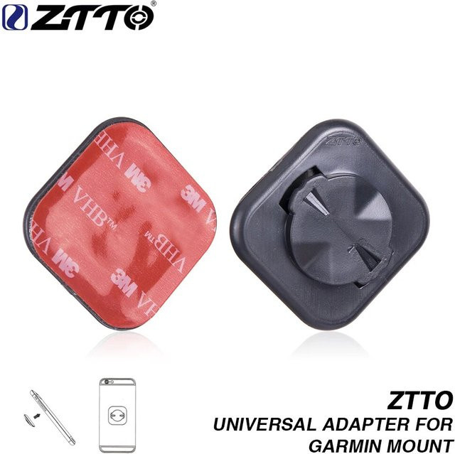 Ztto Universal Adapter für Fahrradcomputer und Smartphone-Halterung mit verlängerter Montage, Schwarz - Bild 1