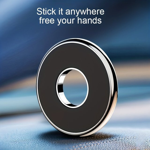 Leistungsstarke magnetische Wandhalterung und Auto-Handyhalterung in Silber - Bild 1