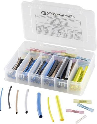 Canusa Schrumpfschlauchsortiment 8011000995 mit 166 Teilen in Multicolor und 3:1 Schrumpfrate - Bild 1