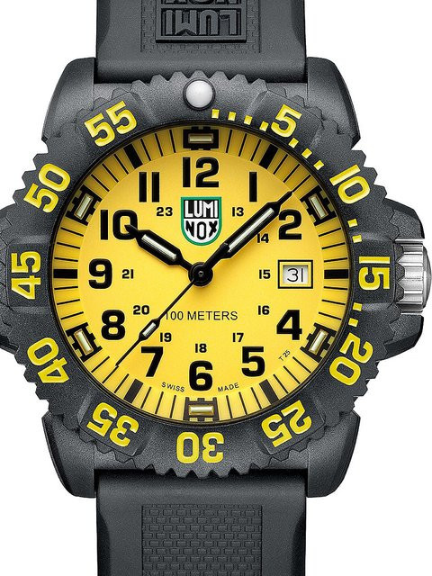 Luminox Herrenuhr, Quarz, Karbon, 44 mm, Silikon, 10 ATM - Bild 1