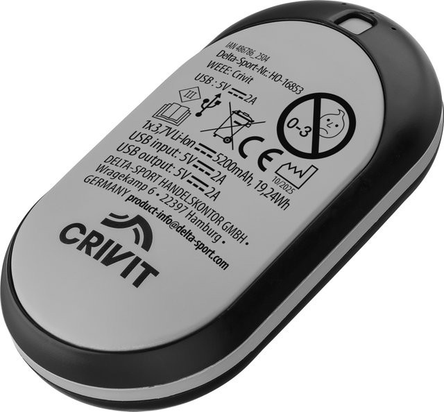 CRIVIT Outdoor-Handwärmer Grau - Bild 1