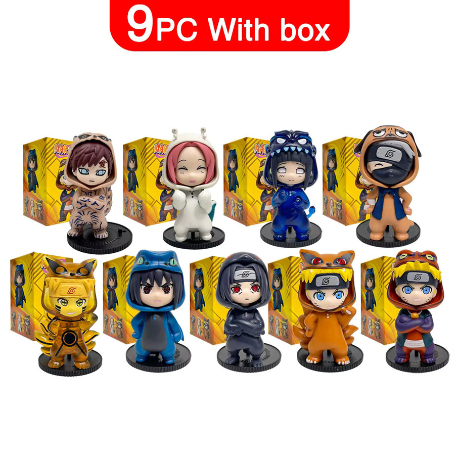 Hot Wheels Naruto, Figure Pendant, 9-teiliges Set - Bild 2