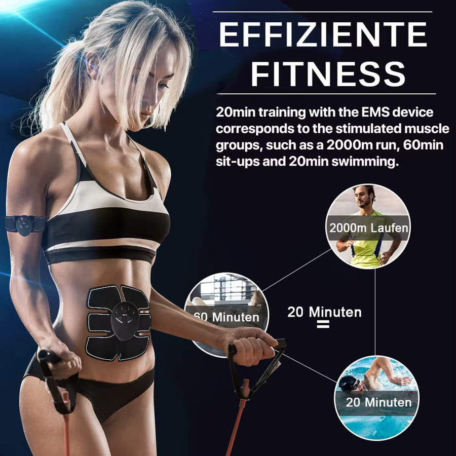 SANPKON EMS Muskelstimulator, Schwarz, Unisex - Bild 2