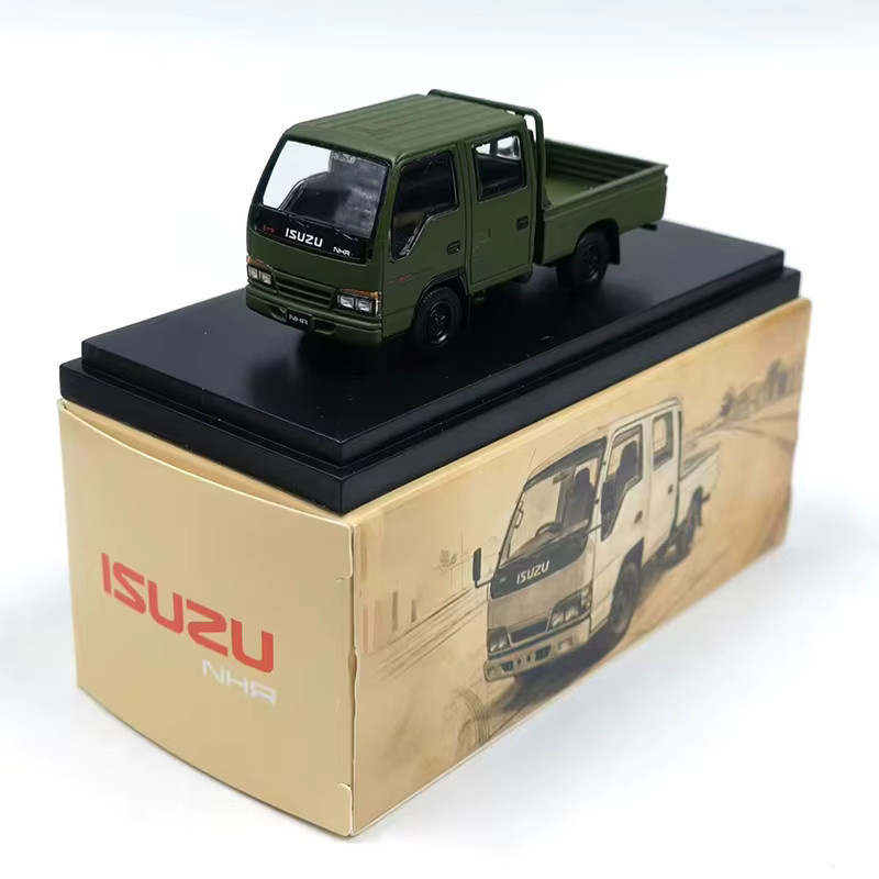 WELLY ISUZU Leicht-LKW ELF 250, Modellfahrzeug, 1:64, Metall, Blau - Bild 2