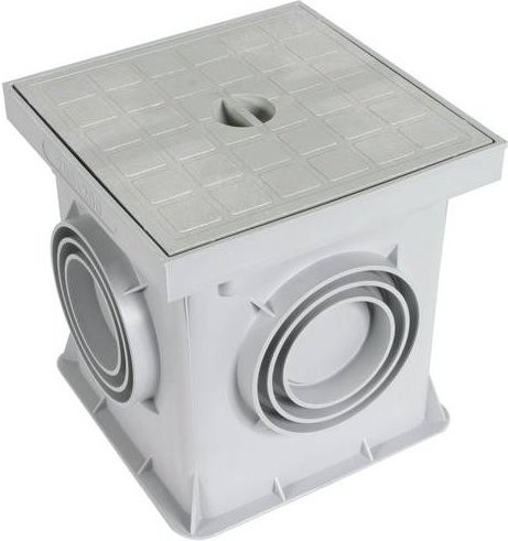 DEHN UF-Trennstellenkasten in Grau, B/T/H: 19,7 x 19,7 x 20,4 cm - Bild 1