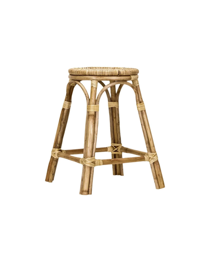 House Doctor Hocker Trenza aus Rattan in Natur Beige/Braun B/T/H: 50 x 50 x 50 cm - Bild 1