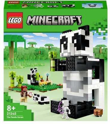 LEGO Minecraft Das Pandahaus 21245 Spielset für Kinder ab 8 Jahren