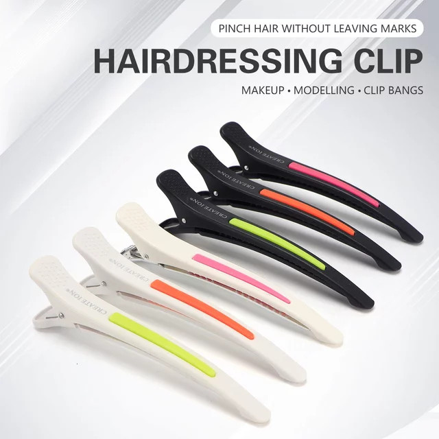6 Stück Alligator Haar Clips, Friseur Krallen für Styling - Bild 1
