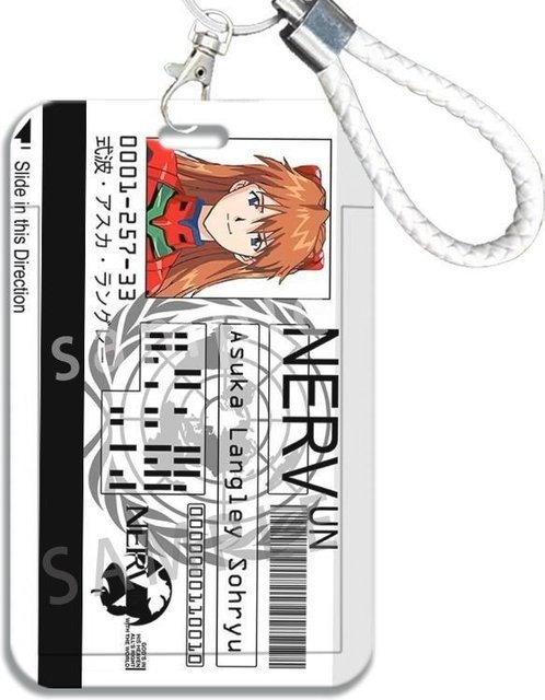 Bandai EVA Evangelion Charakterkartenhülle, Tragbarer Plastikkartenhalter - Bild 1