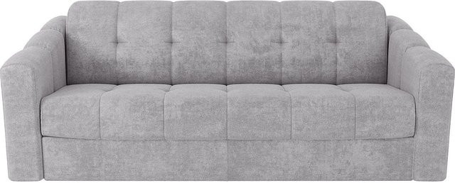 Vente-unique Schlafsofa Darielo in Hellgrau mit einer Breite von 210 cm - Bild 1