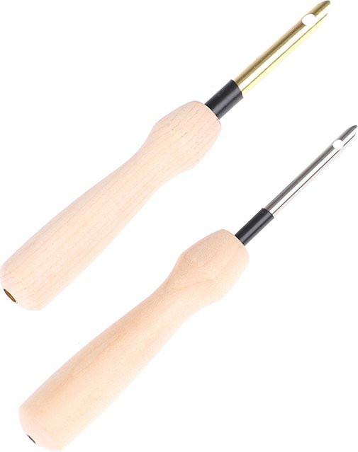 HUXUAN Holz-Sticknadel aus Holz für Stickerei und Häkeln, 3,5mm/5mm - Bild 1