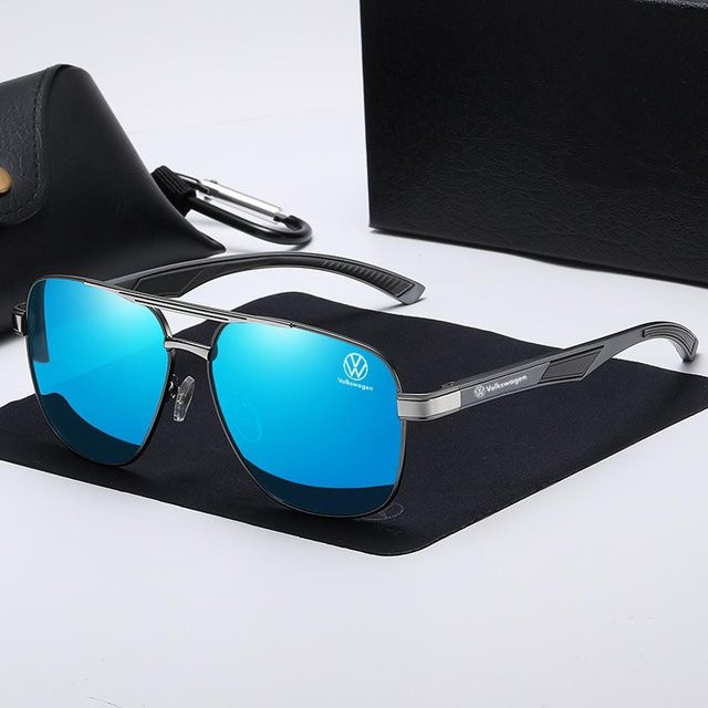 Volkswagen Sonnenbrille Aviator, Vollrand, Metall, White, Unisex - Bild 1