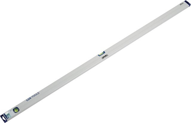 LUX-TOOLS Wasserwaage aus Aluminium in Silber, Länge: 200 cm - Bild 1