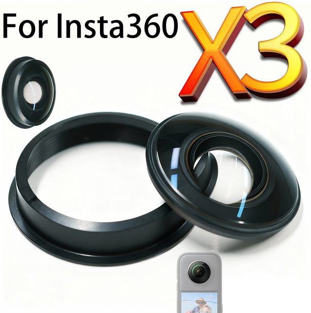MORUS Ersatzlinse aus hochauflösendem optischem Glas für die Insta360 X3 Action-Kamera - Bild 1