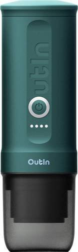 OutIn OTEM-01 Espressomaschine für unterwegs in Schwarz und Türkis mit Druckbrühsystem, Akkubetrieb und Cold Brew Funktion für Nespresso Original Kapseln - Bild 1