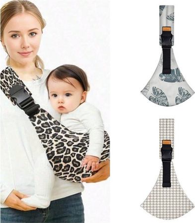 Dajinbear Babytragetuch als Kleinkindtrage in Grün und Multicolour für 4,5 bis 13,6 kg
