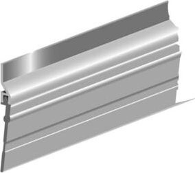 Ellen Türbodendichtung ADS-GL zum Schrauben aus Aluminium in Silber, Höhe: 5,0 cm, Länge: 250 cm - Bild 1
