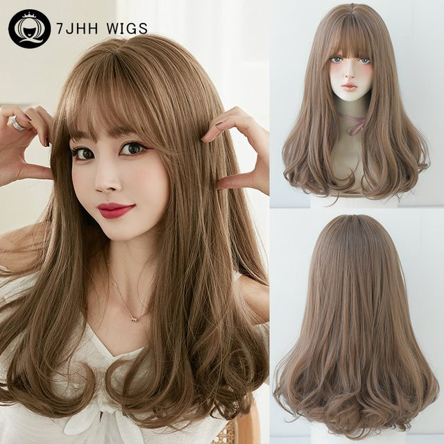 7JHH WIGS Perücke, honigblond, lang, gewellt, Damen - Bild 1
