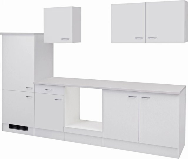 Flex-Well Classic Küchenzeile Wito in Weiß, Breite: 270 cm, Tiefe: 60 cm, Höhe: 200 cm - Bild 1