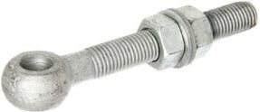 GAH Alberts Augenschraube M20 aus verzinktem Stahl in Silber, Länge: 150 mm, Durchmesser: 18 mm - Bild 1