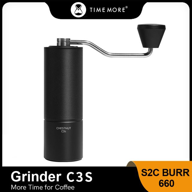 Timemore Chestnut C3S Manuelle Kaffeemühle mit S2C Mahlwerk in Schwarz - Bild 1