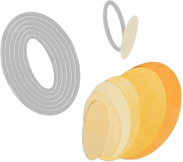 Sizzix Framelits Die Set Ovals - Bild 1