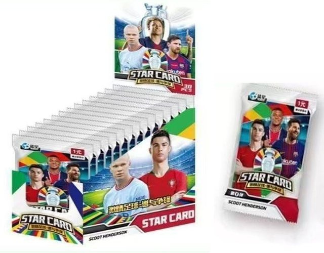 Panini Fußball-Superstar Laser-Dynamik Goldfolie Karten, 30er Set - Bild 1